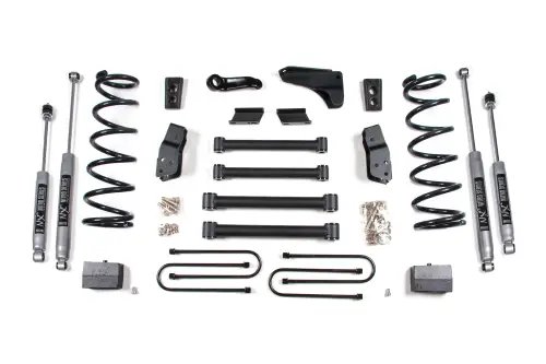 BDS Suspension - BDS286H | BDS Suspension 6 Inch Lift Kit For Ram 2500 / 3500 4WD Diesel | Rear Lift 4 Inch Block Kit | Rear 4 Inch Axle | NX2 Nitro Series Shocks
