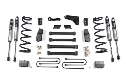 BDS Suspension - BDS292FS | BDS Suspension 6 Inch Lift Kit For Ram 2500 / 3500 4WD Gas | Rear Lift 4 Inch Block Kit | Rear 4 Inch Axle | Fox 2.0 Performance Series Shocks