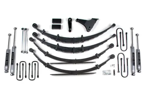 BDS Suspension - BDS303H | BDS Suspension 6 Inch Lift Kit For Ford Excursion 4WD | Rear Leaf Springs | NX2 Nitro Series Shocks