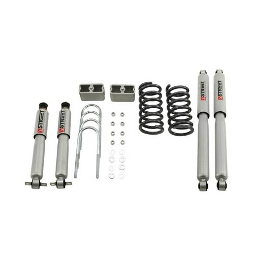 Belltech - 436SP | Belltech 2.5 Inch Front / 3 Inch Rear Complete Lowering Kit with Street Performance Shocks (1983-1997 Mighty Max)