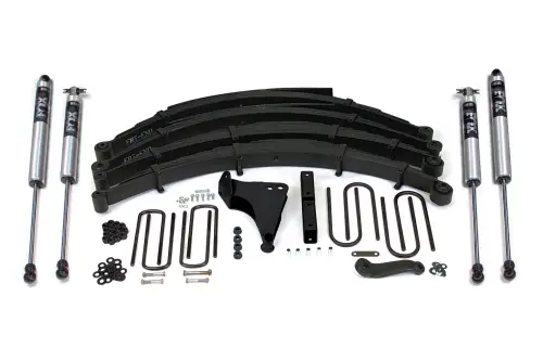 BDS Suspension - BDS312FS | BDS Suspension 8 Inch Lift Kit For Ford F-250 / F-350 Super Duty 4WD | Square Front U-Bolt Type Prior To 2-28-99 | Fox 2.0 Performance Series Shocks
