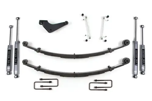 BDS Suspension - BDS320H | BDS Suspension 2 Inch Leveling Kit For Ford F-250 / F-350 Super Duty 4WD | Radius Front U-Bolt | NX2 Nitro Series Shocks