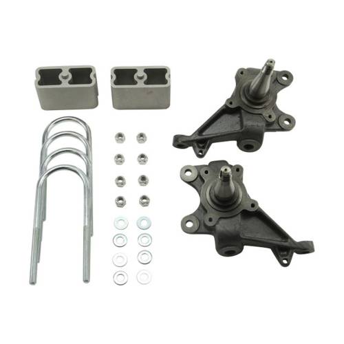 Belltech - 444 | Belltech 2 Inch Front / 3 Inch Rear Lowering Kit without Shocks (1984-1995 Pickup 2WD)