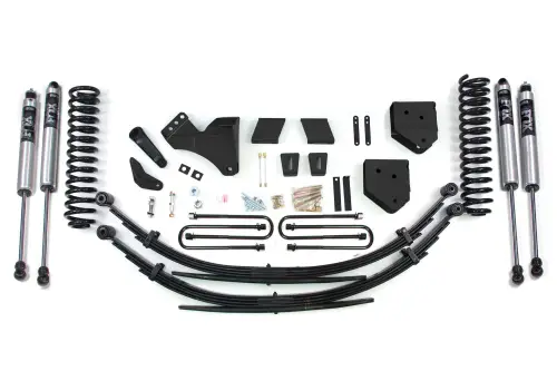 BDS Suspension - BDS341FS | BDS Suspension 6 Inch Lift Kit For Ford F-250 / F-350 Super Duty 4WD Gas | Rear Leaf Springs | Fox 2.0 Performance Series Shocks