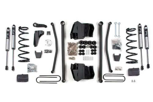 BDS Suspension - BDS645FS | BDS Suspension 6 Inch Lift Kit With Long Arm For Ram 2500 / 3500 4WD Diesel | Rear Lift Block Kit | Rear 3.5 Inch Axle | Fox 2.0 Performance Series Shocks