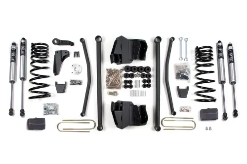 BDS Suspension - BDS651FS | BDS Suspension 8 Inch Lift Kit With Long Arm For Ram 2500 / 3500 4WD Diesel | Rear Lift Block Kit With 3.5 Inch Axle | Automatic Transmission | Fox 2.0 Performance Series Shocks