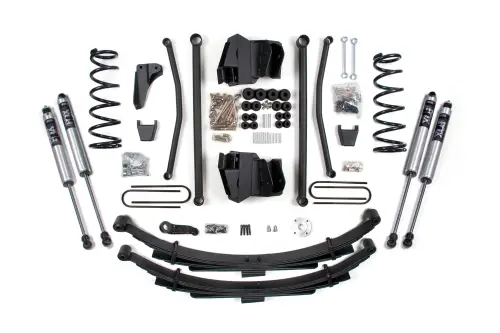 BDS Suspension - BDS656FS | BDS Suspension 8 Inch Lift Kit With Long Arm For Ram 2500 / 3500 4WD Diesel | Rear Leaf Springs With 4 Inch Axle | Automatic Transmission | Fox 2.0 Performance Series Shocks