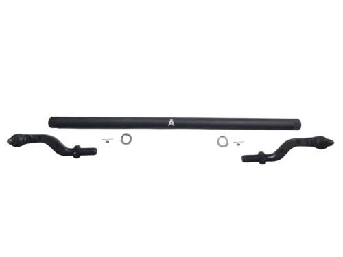 Apex Chassis - KIT121 | Apex Chassis Tie Rod Assembly For Jeep Wrangler JL / Gladiator JT  2.5 Ton 2018+ | Fits Dana 44 Axle | Black Aluminum