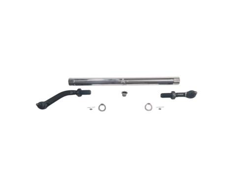 Apex Chassis - KIT143 | Apex Chassis Extreme Duty Flip Drag Link Assembly For Jeep Wrangler JK 2.5 Ton (2007-2018) | Fits Axles With 3.5" Or More Lift | Polished Aluminum