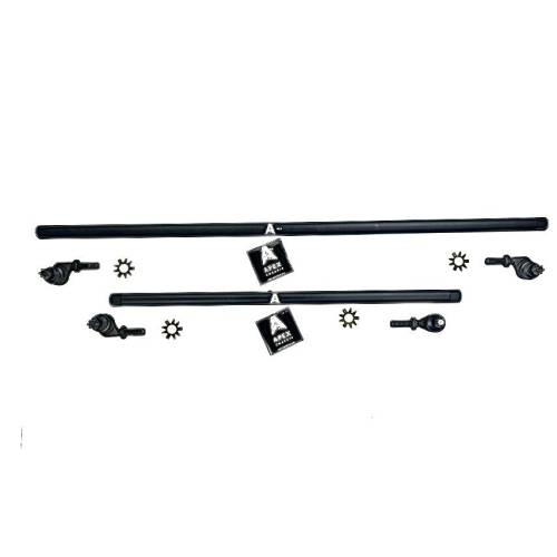 Apex Chassis - KIT150 | Apex Chassis Steering Kit 1 ton Flip Kit 3" Or More For Jeep Wrangler JK (2007-2018) | Black Aluminum