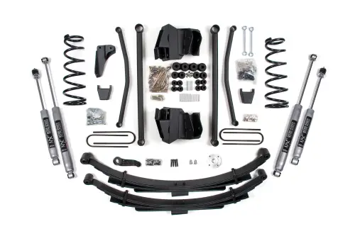 BDS Suspension - BDS684H | BDS Suspension 8 Inch Lift Kit With Long Arm For Ram 2500 / 3500 4WD Diesel | Rear Leaf Springs With 3.5 Inch Axle | Automatic Transmission | NX2 Nitro Series Shocks