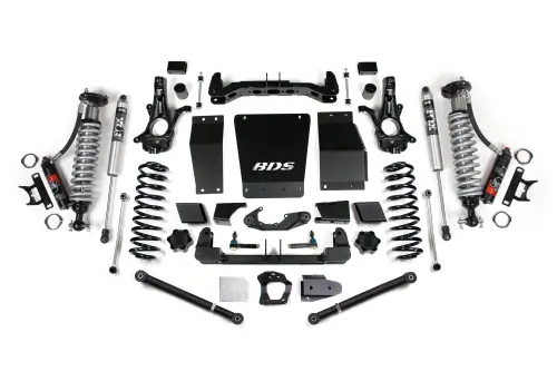 BDS Suspension - BDS731PSS | BDS Suspension 6 Inch Lift Kit With Fox 2.5 Performance Elite Coilover For Chevrolet Suburban, Tahoe / GMC Yukon / XL 1500 4WD | Cast Steel Factory Control Arm