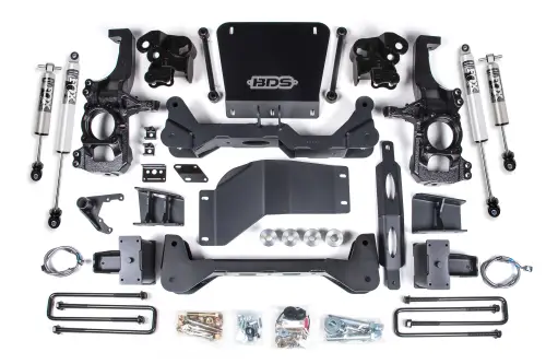 BDS Suspension - BDS767FPP | BDS Suspension 5 Inch Lift Kit For Chevrolet Silverado / GMC Sierra 2500HD / 3500HD 4WD | Rear Lift With Factory Overload | Fox 2.5 Performance Series HTO Shocks