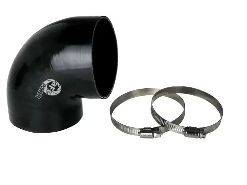 Afe - Advance Flow Engineering - 59-00121 | aFe Power Magnum FORCE Performance Accessories, Coupling Kit:(3-3/4 Inch x 3-1/2 Inch) ID x 90 Deg. Reducer (Silicone)