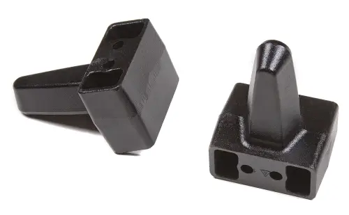 BDS Suspension - BDS069408 | BDS Suspension Steel Rear Lift Blocks With Wing For Ford F-250 / F-350 Super Duty | 4 Inch Lift