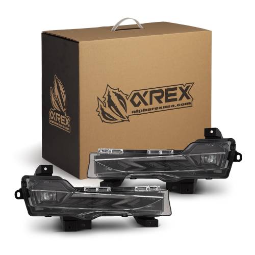 AlphaREX - 210010 | AlphaRex DoubleTap Dual Color LED Projector Fog Lights for Tesla Model 3 (2017-2023) / Model Y (2020-2024)