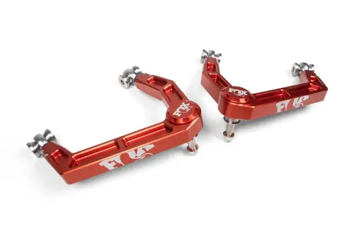 BDS Suspension - FOX80335009 | BDS Suspension Fox Factory Billet Upper Control Arm Kit For Chevrolet Silverado / GMC Sierra 1500 4WD | Orange