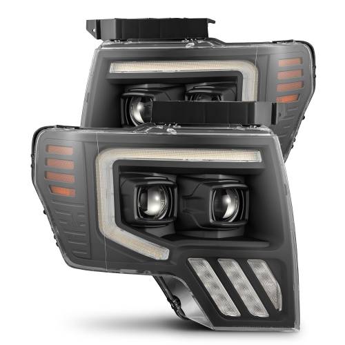 AlphaREX - 880092 | AlphaRex LUXX-Series LED Projector Headlights Black for Ford F150 MKII (2009-2014)
