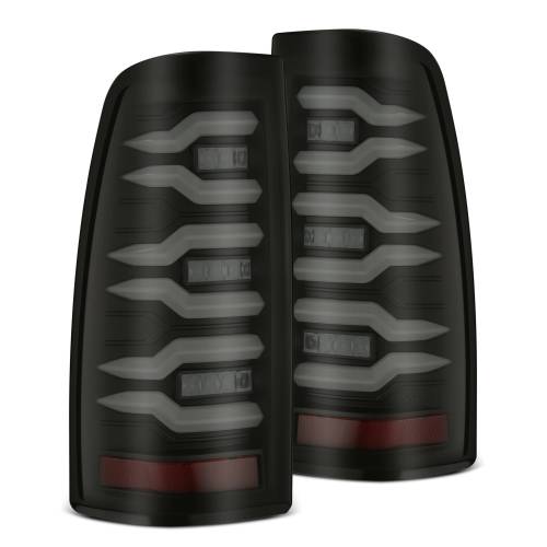 AlphaREX - 620006 | AlphaRex LUXX-Series LED Tail Lights Black for Chevrolet Silverado/GMC Sierra (1999-2006)