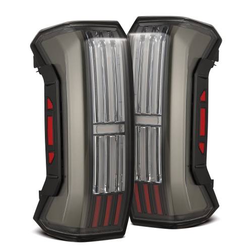 AlphaREX - 673000 | AlphaRex NOVA-Series Prismatic LED Tail Lights Black for Toyota Tundra