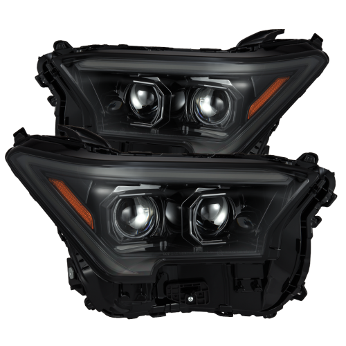 AlphaREX - 880328 | AlphaRex LUXX-Series LED Projector Headlights Alpha-Black for Toyota Tacoma / 4Runner