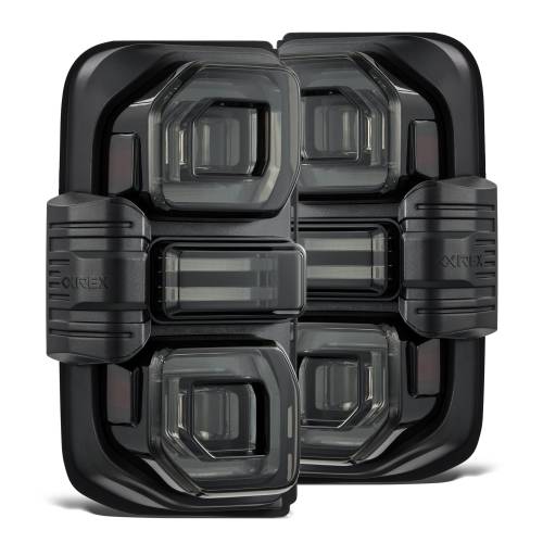 AlphaREX - 659020 | AlphaRex NOVA-Series Prismatic LED Tail Lights Alpha-Black for Ford Bronco