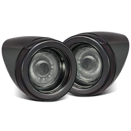 AlphaREX - 668001 | AlphaRex NOVA-Series Prismatic LED Tail Lights Smoke for Ferrari 458 (2010-2015)