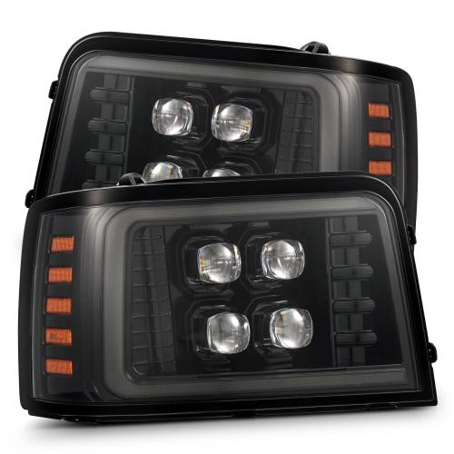 AlphaREX - 880269 | AlphaRex NOVA-Series LED Projector Headlights Alpha-Black for Ford F-Series/Bronco (1992-1996)