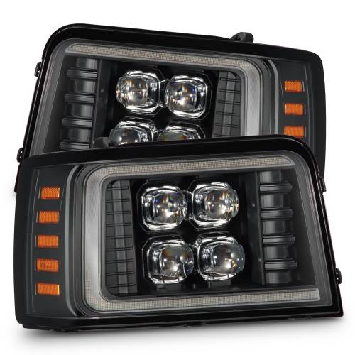 AlphaREX - 880299 | AlphaRex NOVA-Series LED Projector Headlights Black for Ford F-Series/Bronco (1992-1996)