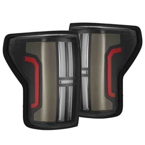 AlphaREX - 670042 | AlphaRex NOVA-Series Prismatic LED Tail Lights Black for Toyota Tundra (2007-2013)