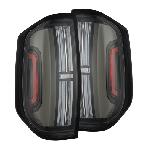 AlphaREX - 672032 | AlphaRex NOVA-Series Prismatic LED Tail Lights Black for Toyota Tundra (2014-2021)