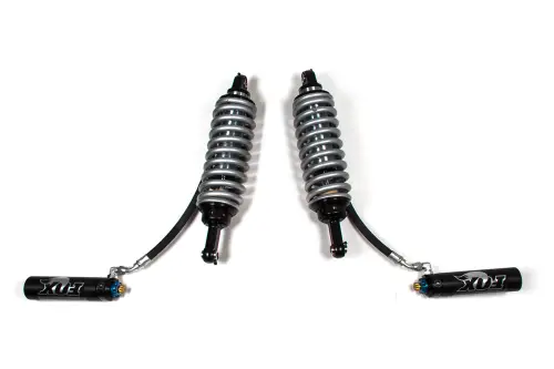 BDS Suspension - FOX88406187 | BDS Suspension Fox 2.5 Coilover Shocks With DSC Reservoir Adjuster For Chevrolet Silverado / GMC Sierra 2500HD / 3500HD 4WD | Factory Series | 4.5 Inch Lift