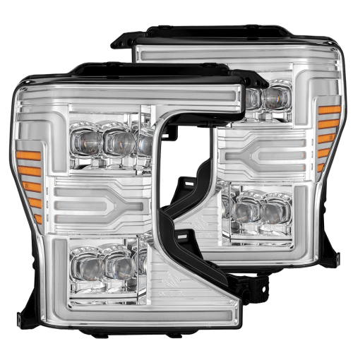 AlphaREX - 880339 | AlphaRex NOVA-Series LED Projector Headlights Chrome for Ford Super Duty (2020-2022)