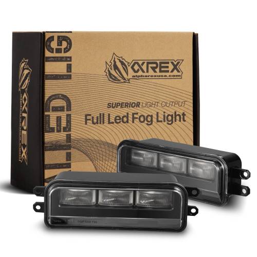 AlphaREX - 210018 | AlphaRex DoubleTap Dual Color LED Projector Fog Lights for Toyota Tacoma/Tundra/Sequoia/4Runner