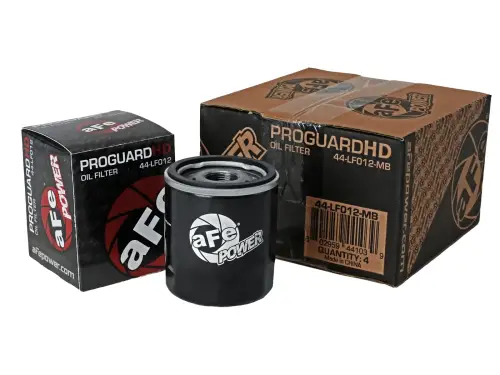Afe - Advance Flow Engineering - 44-LF012-MB | AFE Power PROGUARD Oil Filter (4 Pack) For Alfa Romeo, Buick, Cadillac, Chevrolet, Chrysler, Dodge, Fiat, GMC, Hummer, Isuzu, Jeep, Mitsubishi, Pontiac, Ram, Saab, Saturn And Volkswagen