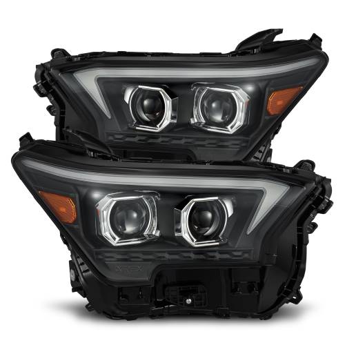 AlphaREX - 880335 | AlphaRex LUXX-Series LED Projector Headlights Black for Toyota Tacoma/4Runner OG-Style