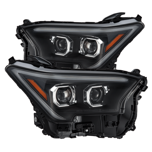 AlphaREX - 880329 | AlphaRex LUXX-Series LED Projector Headlights Black for Toyota Tacoma/4Runner
