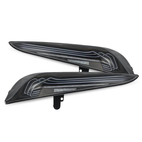 AlphaREX - 609010 | AlphaRex LUXX-Series LED Tail Lights - Black for Toyota Supra CSL Laser Style