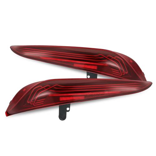 AlphaREX - 609030 | AlphaRex LUXX-Series LED Tail Lights - Vivid Red for Toyota Supra CSL Laser Style