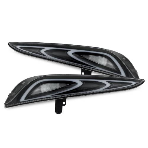 AlphaREX - 609011 | AlphaRex LUXX-Series LED Tail Lights - Black for Toyota Supra FT-1 Style