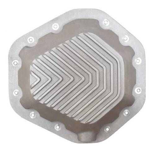 PML Covers - 9369-2-AC | PML Cover GM 10.5 Patterned Fins Differential Cover For GM 3/4 Ton And 1 Ton Trucks or Vans | Natural As-Cast Finish, 8mm Stock Bolt Size