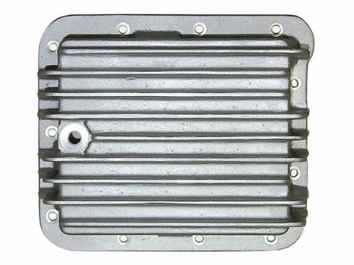 PML Covers - 10453-1-AC | PML Cover Ford C4 Deep, Case Fil Transmission Pan For Ford Mustang, Bronco, Falcon, Pinto, And Maverick | Natural As-Cast Finish