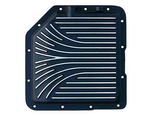 PML Covers - 9589-B | PML Cover GM Turbo 350 Stock Capacity Transmission Pan For Buick, Chevrolet & Oldsmobile | Black Powder Coat Finish