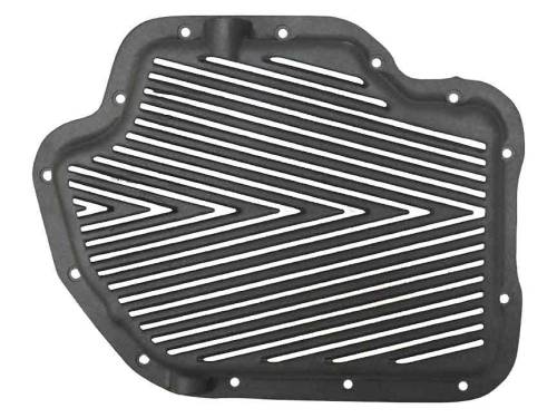 PML Covers - 9591-B | PML Cover GM Turbo 400 Stock Capacity Transmission Pan For Chevrolet, GMC, Jaguar, Jeep & Ferrari | Black Powder Coat Finish