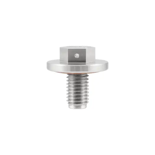 Pacific Performance Engineering - 114054002 | PPE Performance Stainless Steel Drain Plug With Integrated Magnet And M12-1.75 Threads, For Stamped Steel Pans