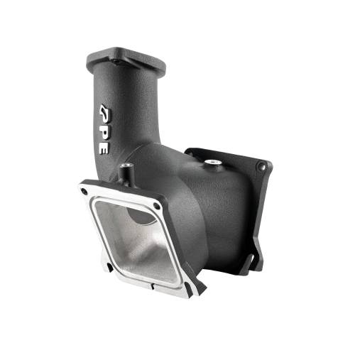 Pacific Performance Engineering - 115053420 | PPE Performance GM 6.6L Duramax LLY High-Flow Intake Bridge Manifold Kit | Black Finish