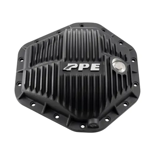 Pacific Performance Engineering - 138052020 | PPE Performance GM AAM 10.5 Inch - 14 Bolt Heavy-Duty Aluminum Rear Differential Cover | Black Finish