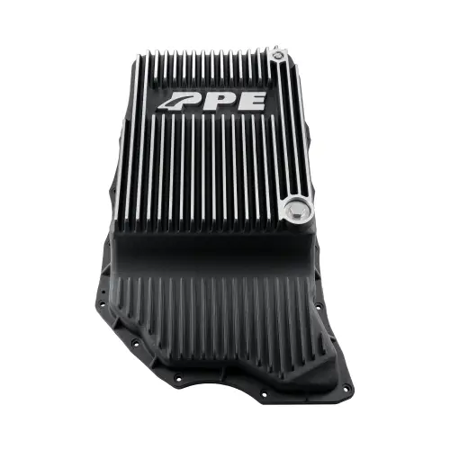 Pacific Performance Engineering - 128052410 | PPE Performance GM 6.6L Gas 10L1000 Heavy-Duty Cast Aluminum Transmission Pan | Brushed Finish