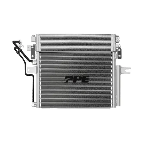 Pacific Performance Engineering - 224063000 | PPE Performance RAM 2500/3500 68RFE Bar and Plate Transmission Cooler and A/C Condenser Kit
