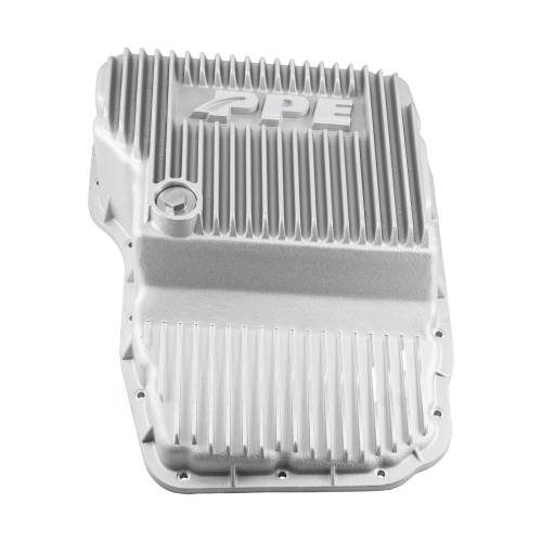 Pacific Performance Engineering - 228052300 | PPE Performance Heavy-Duty Cast Aluminum Transmission Pan For RAM 1500/2500/3500 / Jeep Grand Cherokee 65RFE/66RFE | Raw Finish